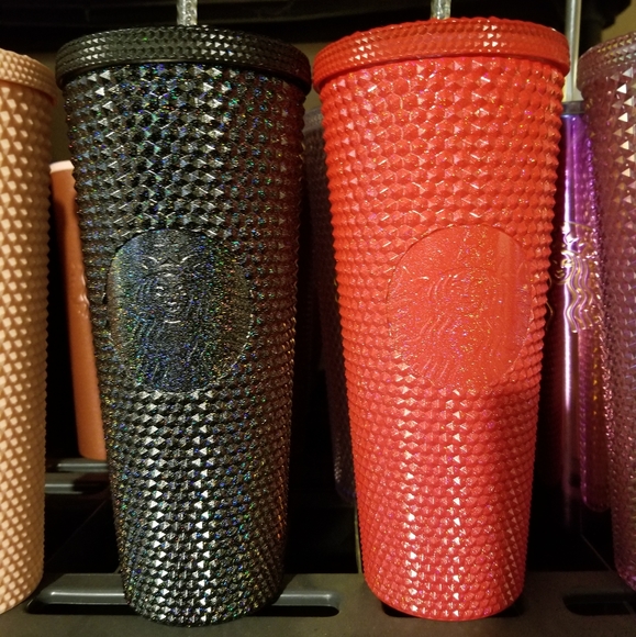 🆕️Starbucks, Custom, Red Holo Studded Tumbler - Picture 15 of 16